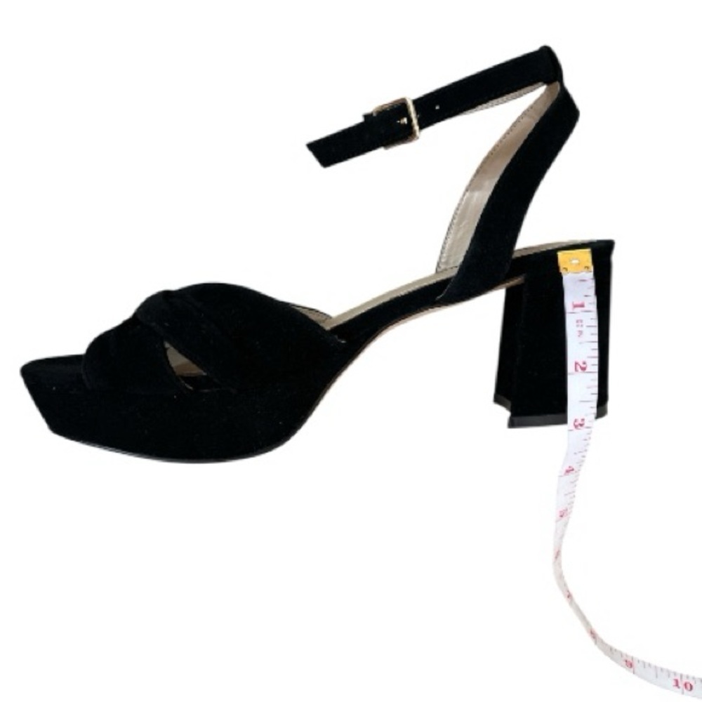 White House Black Market Suede Platform Sandals Size 9 Never Worn - Picture 5 of 10